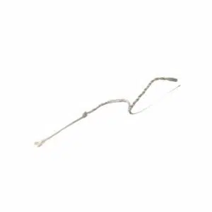 Cracker en kevlar tressé pour fouet de feu Gora, vue complète sur fond blanc.