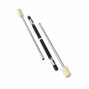 Detachable Fire Staff – Play, 3-section modular aluminum staff with Kevlar® wicks